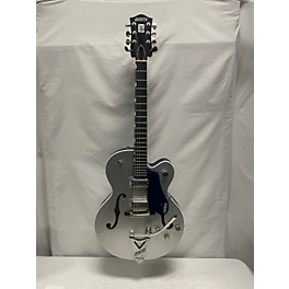 Used Gretsch Guitars Used Gretsch Guitars G6118T ISV Anniversary SILVER AND BLUE Hollow Body Electric Guitar