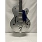 Used Gretsch Guitars Used Gretsch Guitars G6118T ISV Anniversary SILVER AND BLUE Hollow Body Electric Guitar