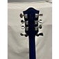 Used Gretsch Guitars Used Gretsch Guitars G6118T ISV Anniversary SILVER AND BLUE Hollow Body Electric Guitar