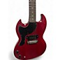 Used Harley Benton Used HARLEY BENTON DC60 Jr LH Red Electric Guitar