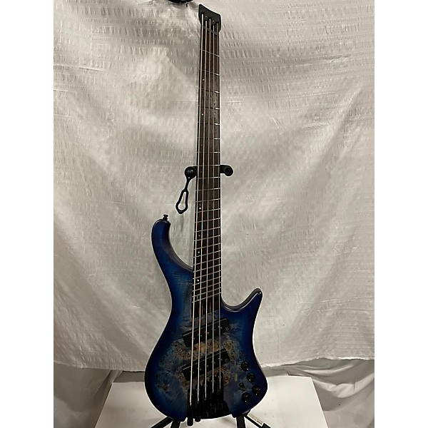 Used Ibanez Used Ibanez EHB1505MS Pacific Blue Burst Electric Bass Guitar