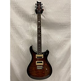 Used PRS Used PRS CM4TS SE Custom 24 Black Gold Sunburst Solid Body Electric Guitar