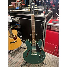 Used Epiphone Used Epiphone ES335 Green Hollow Body Electric Guitar