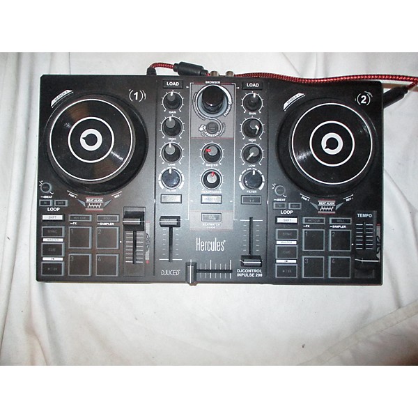 Used Hercules DJ DJCONTROL IMPULSE 200 DJ Controller