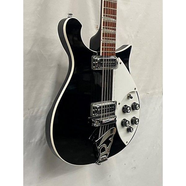 Used Rickenbacker 620/12 Black Solid Body Electric Guitar