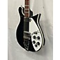 Used Rickenbacker 620/12 Black Solid Body Electric Guitar