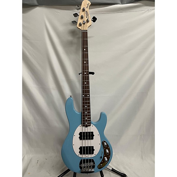 Used Sterling by Music Man Used Sterling By Music Man Sub 4 Chopper Blue Electric Bass Guitar