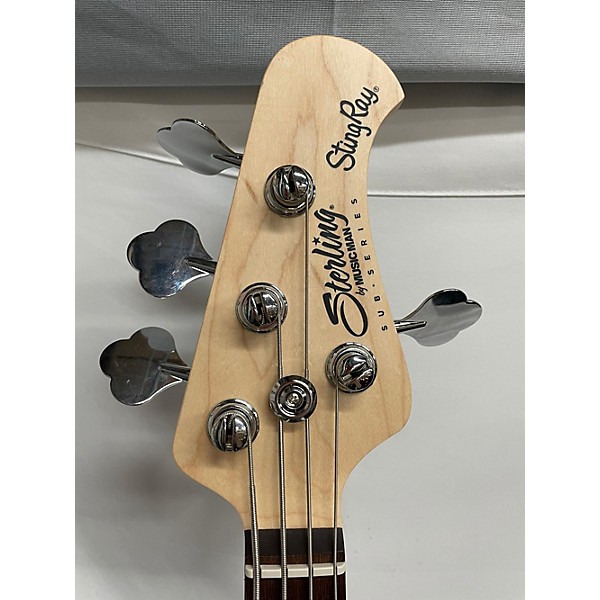 Used Sterling by Music Man Used Sterling By Music Man Sub 4 Chopper Blue Electric Bass Guitar