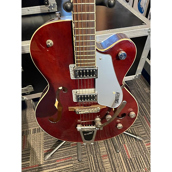 Used Gretsch Guitars Used Gretsch Guitars G5120 Electromatic Wine Red Hollow Body Electric Guitar