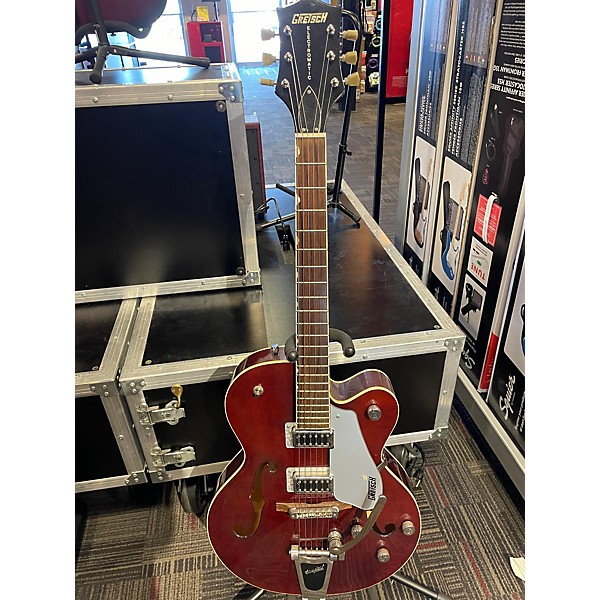 Used Gretsch Guitars Used Gretsch Guitars G5120 Electromatic Wine Red Hollow Body Electric Guitar