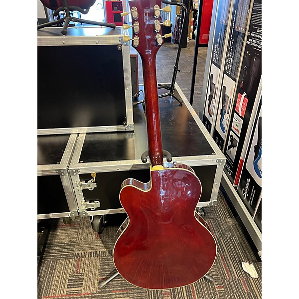 Used Gretsch Guitars Used Gretsch Guitars G5120 Electromatic Wine Red Hollow Body Electric Guitar