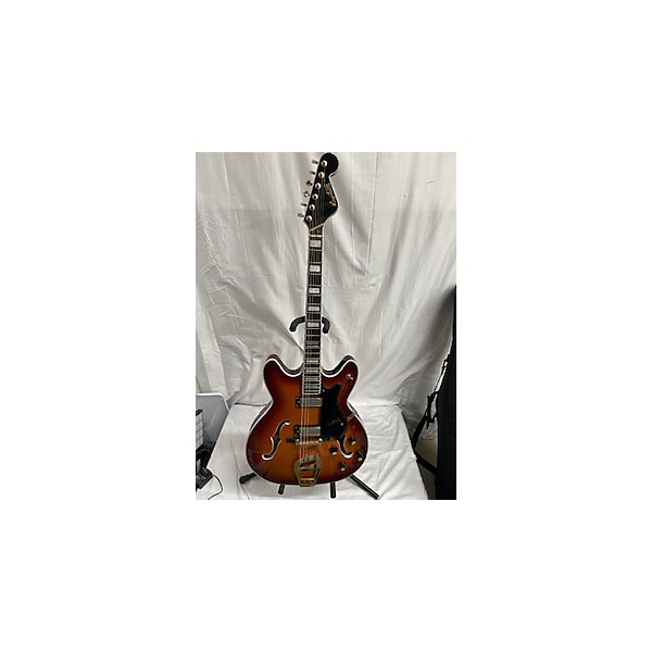 Used Hagstrom Used Hagstrom Viking II-P P90S Cherry Sunburst Hollow Body Electric Guitar