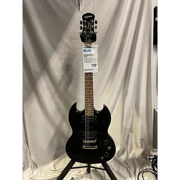 Used Epiphone Used Epiphone SG Black Solid Body Electric Guitar