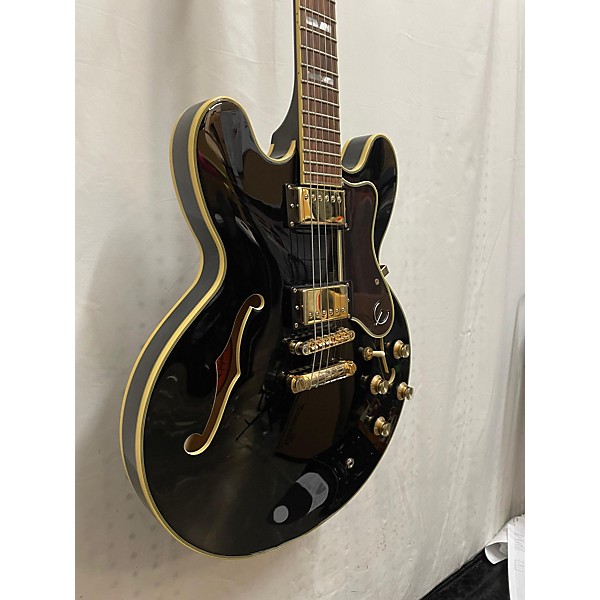 Used Epiphone Used Epiphone Sheraton II Pro Black Hollow Body Electric Guitar