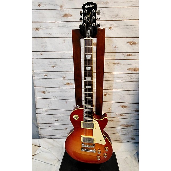 Used Epiphone Used Epiphone Les Paul Standard Cherry Sunburst Solid Body Electric Guitar