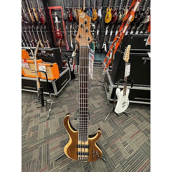 Used Ibanez Used Ibanez BTB745 Low Gloss Natural Electric Bass Guitar