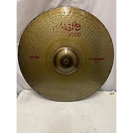 Used Paiste Used Paiste Rude 3000 19' Crash/ride Cymbal