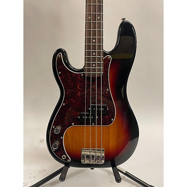 Used Squier Precision Bass Left Handed Electric Bass Guitar