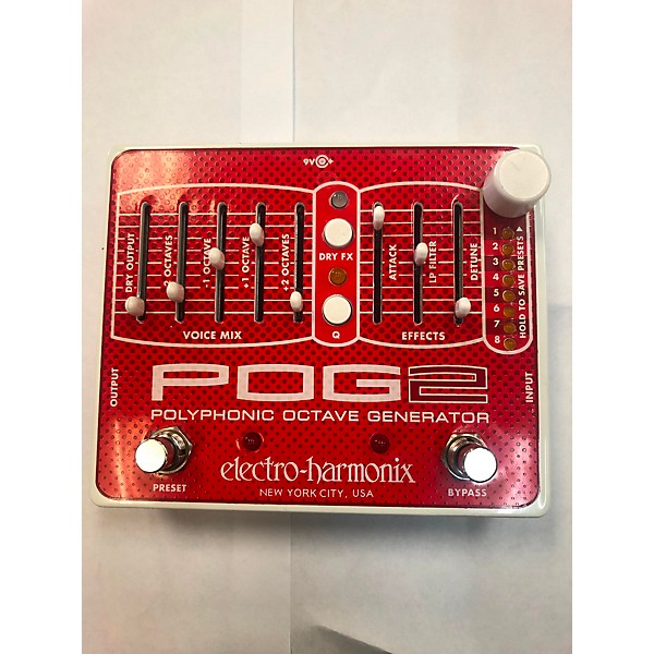 Used Electro-Harmonix Pog2 Polyphonic Octave Generator Effect Pedal