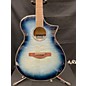 Used Ibanez Used Ibanez Aewc400 Blue Sunburst Acoustic Electric Guitar