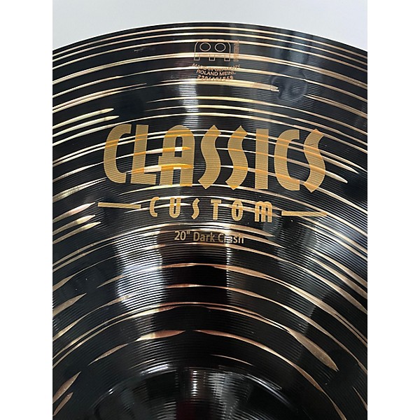 Used MEINL Used MEINL 20in CLASSICS CUSTOM DARK CRASH Cymbal