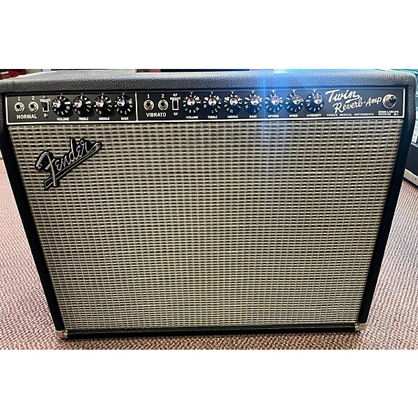 Used Fender 1968 Custom Twin Reverb 85W 2x12 Tube Guitar Combo Amp