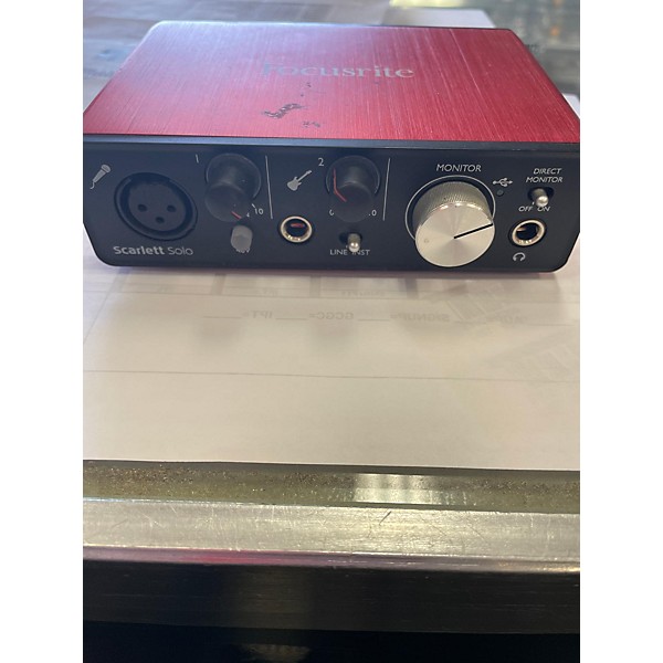 Used Focusrite Used Focusrite Scarlett Solo Studio Gen 2 Audio Interface