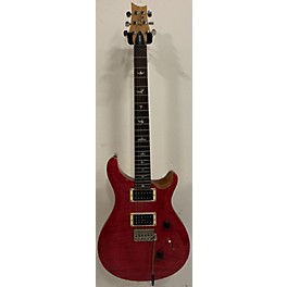 Used PRS Used PRS CM25 SE Custom 24 Magenta Solid Body Electric Guitar