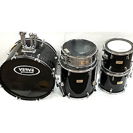 Used Fender Used Verve 5 piece Entry Black Drum Kit