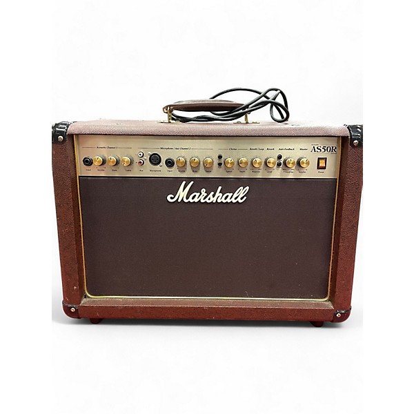 Used Marshall Used Marshall AS50R 50W 2X8 Acoustic Guitar Combo  