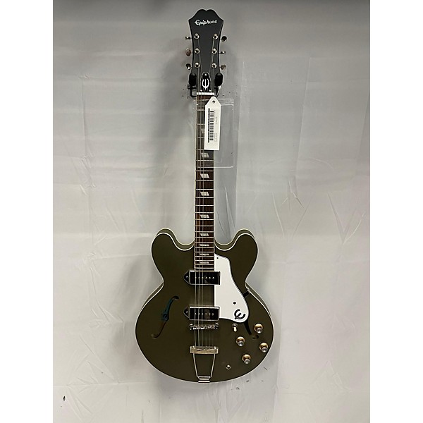 Used Epiphone Used Epiphone Casino Olive Drab Hollow Body Electric Guitar