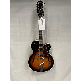 Used Gretsch Guitars Used Gretsch Guitars G2420 2 Tone Sunburst Hollow Body Electric Guitar