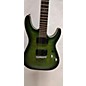 Used Used Schecter Guitar Research C1 Platinum Green Burst Solid Body Electric Guitar