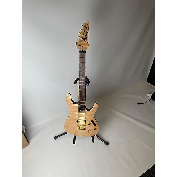 Used Ibanez Used Ibanez SEW761FM Natural Solid Body Electric Guitar