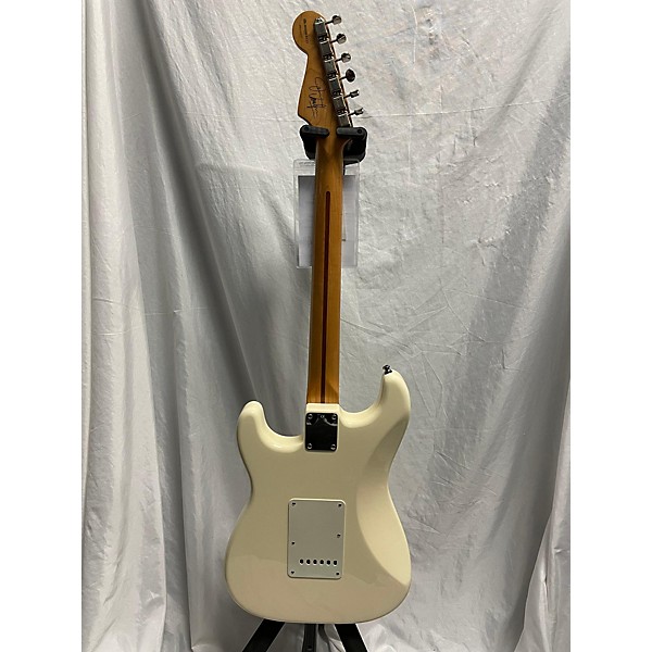 Used Fender Used Fender Artist Series Jimmie Vaughan Tex-Mex Stratocaster Olympic White Solid Body Electric Guitar