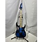 Used Ibanez JEM77FP Steve Vai Signature Black And Blue Solid Body Electric Guitar thumbnail