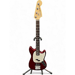 Used Fender Used Fender American Performer Mustang Bass Aubergine Electric Bass Guitar