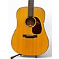 Used Martin Used Martin D18E Natural Acoustic Electric Guitar