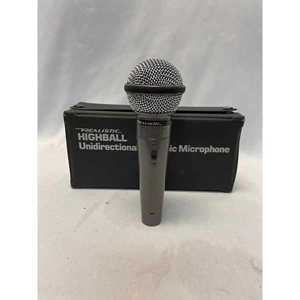 Used Realistic Highball Dynamic Microphone