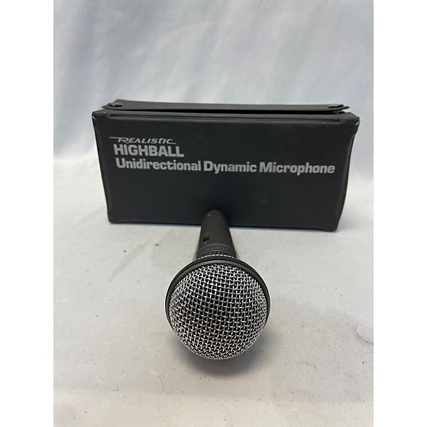 Used Realistic Highball Dynamic Microphone