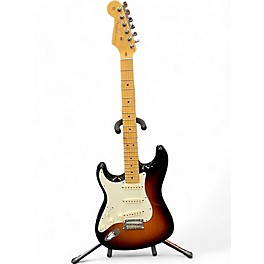 Used Fender Used Fender American Standard Stratocaster Left Handed 3 Tone Sunburst Electric Guitar