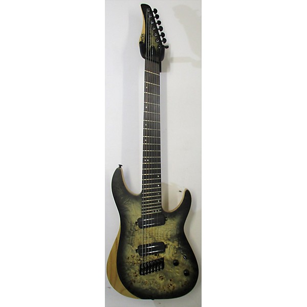 Used Schecter Guitar Research Used Schecter Guitar Research Reaper 7 Burl Solid Body Electric Guitar