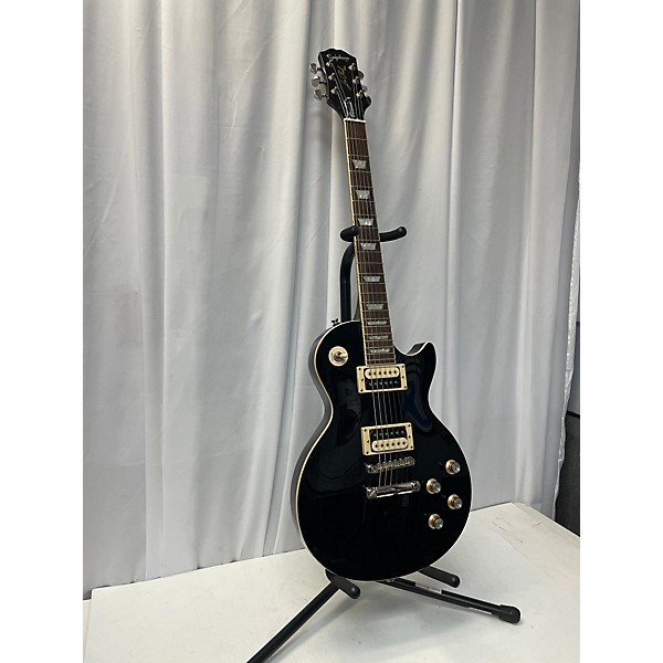 Used Epiphone Used Epiphone Les Paul Classic Black Solid Body Electric Guitar