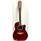 Used Ovation Used Ovation APPLAUSE Red Acoustic Electric Guitar thumbnail