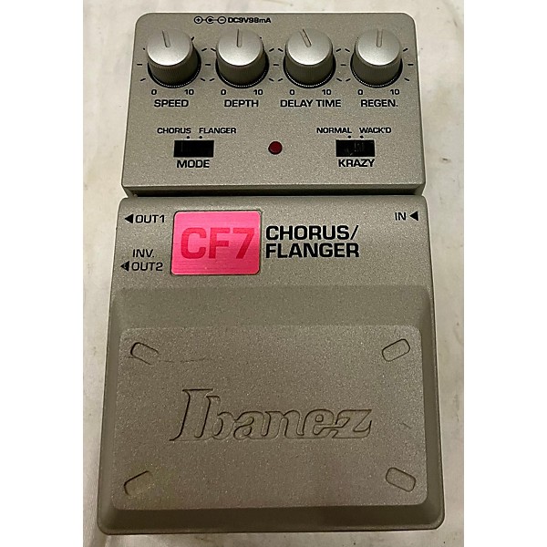 Used Ibanez CF7 Effect Pedal