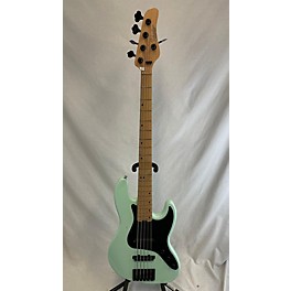 Used Schecter Guitar Research Used Schecter Guitar Research J5 Seafoam Green Electric Bass Guitar