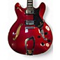 Used Hagstrom Viking Deluxe Cherry Sparkle Hollow Body Electric Guitar