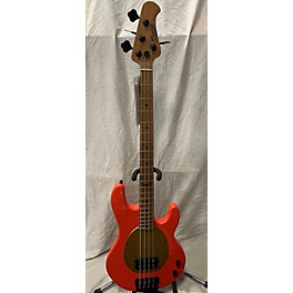 Used Sterling by Music Man Used Sterling By Music Man Pete Wentz Signature StingRay Fiesta Red Electric Bass Guitar