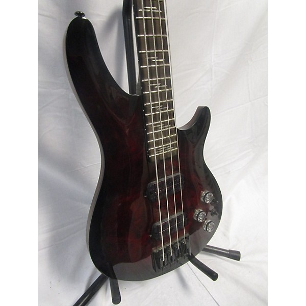 Used Schecter Guitar Research Used Schecter Guitar Research Omen Elite 4 String Dark Red Electric Bass Guitar