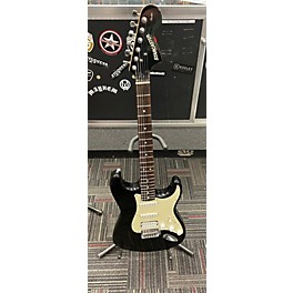 Used Starcaster by Fender Used Starcaster By Fender Stratocaster Black And White Solid Body Electric Guitar